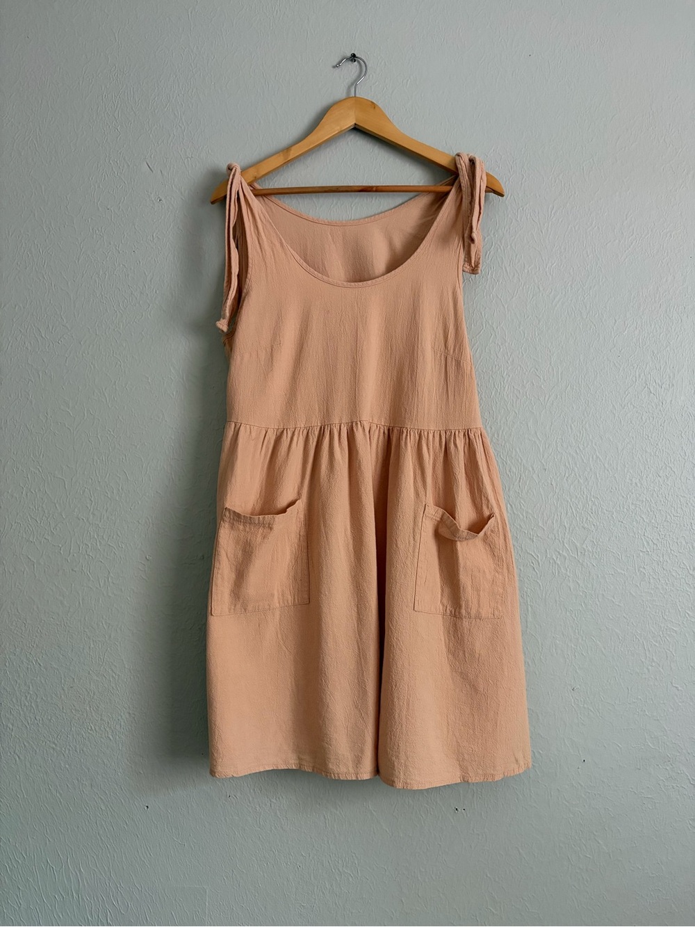 Tie-Shoulder Mini Dress